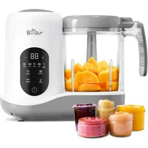 Bear Baby Food Maker | One Step Steamer Puree Blender | Auto Cooking & Grinding